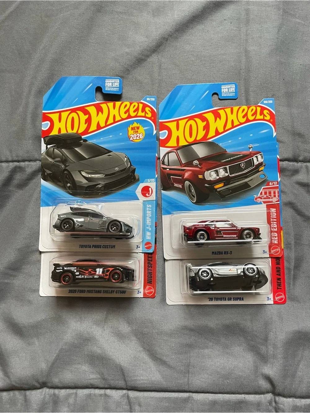 4 hotwheels
